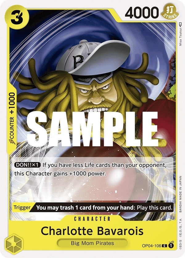 Image for Charlotte Bavarois (OP04-106) (Kingdoms of Intrigue) - One Piece Card Game