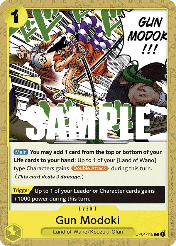 Image for Gun Modoki (OP04-115) (Kingdoms of Intrigue) - One Piece Card Game