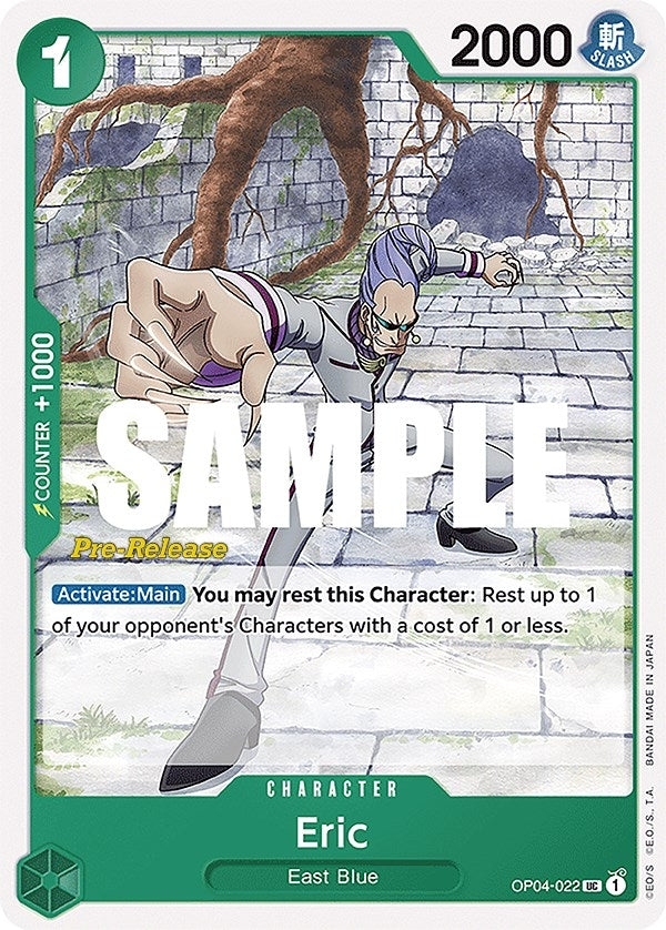 Image for Eric (OP04-022) (Kingdoms of Intrigue Pre-Release Cards) - One Piece Card Game