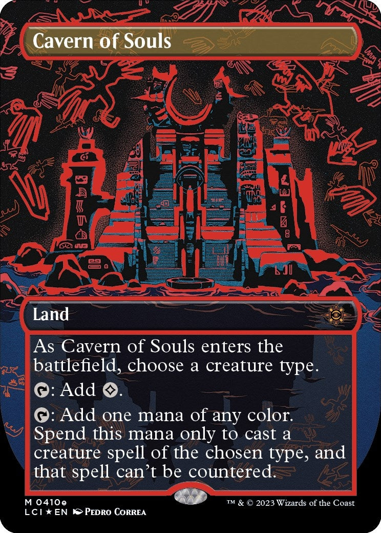 Image for Cavern of Souls (0410e) (Borderless) (410e) (The Lost Caverns of Ixalan) - Magic: The Gathering