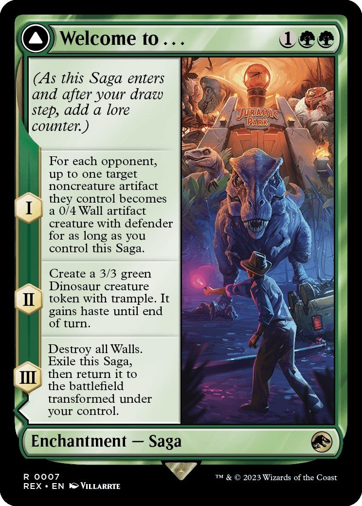 Image for Welcome to . . . (7) (Universes Beyond: Jurassic World Collection) - Magic: The Gathering