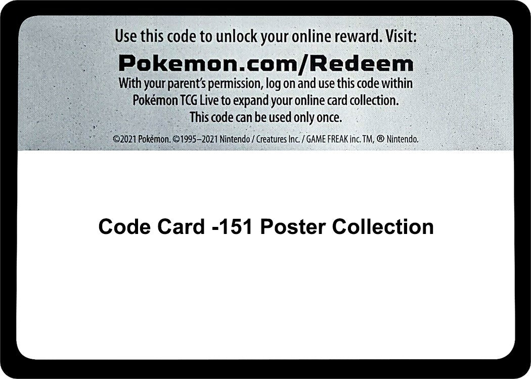 Image for Code Card -151 Poster Collection (SV: Scarlet & Violet 151) - Pokemon