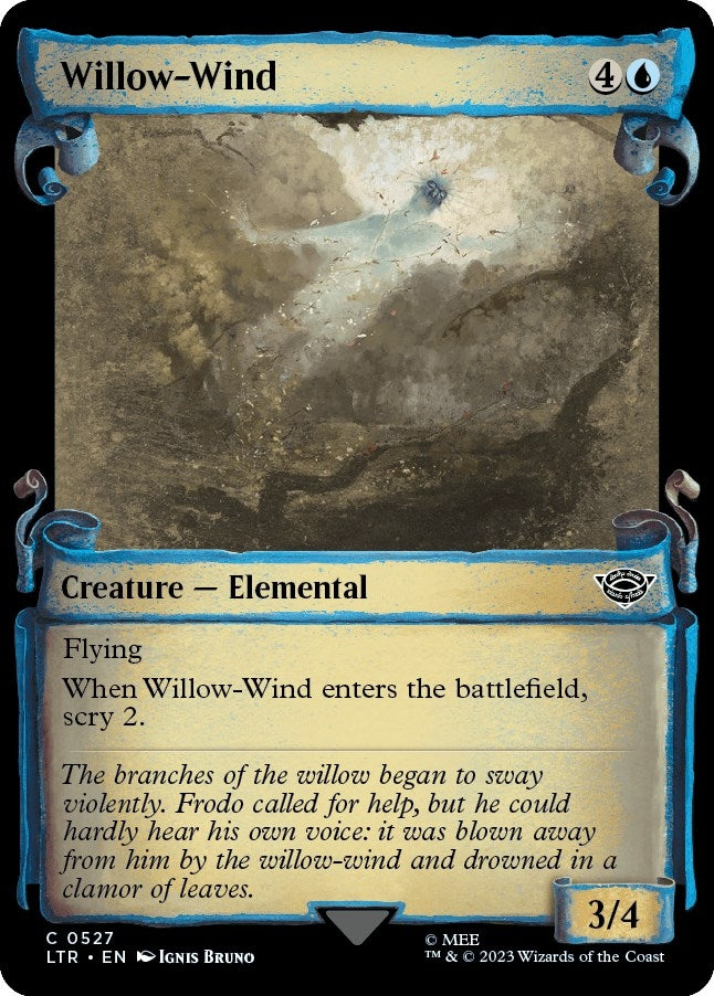 Image for Willow-Wind (Showcase Scrolls) (527) (Universes Beyond: The Lord of the Rings: Tales of Middle-earth) - Magic: The Gathering