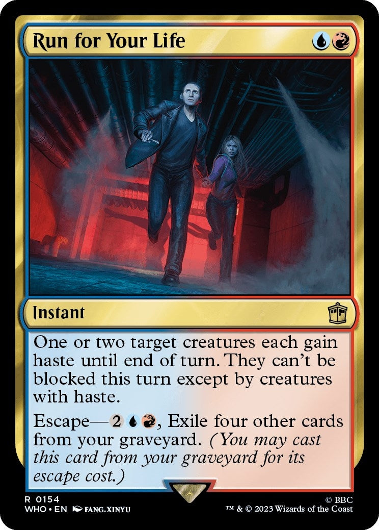 Image for Run for Your Life (154) (Universes Beyond: Doctor Who) - Magic: The Gathering