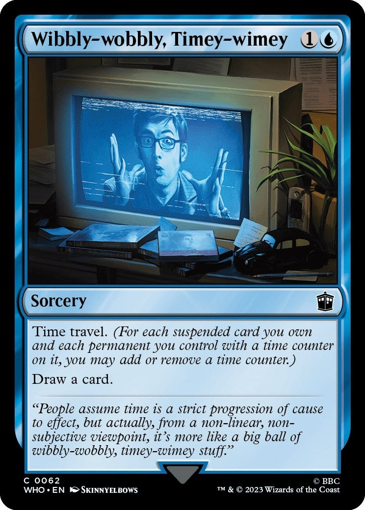 Image for Wibbly-wobbly, Timey-wimey (62) (Universes Beyond: Doctor Who) - Magic: The Gathering