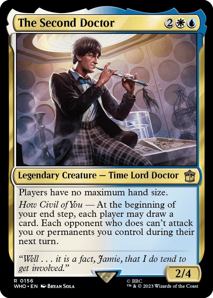 Image for The Second Doctor (156) (Universes Beyond: Doctor Who) - Magic: The Gathering