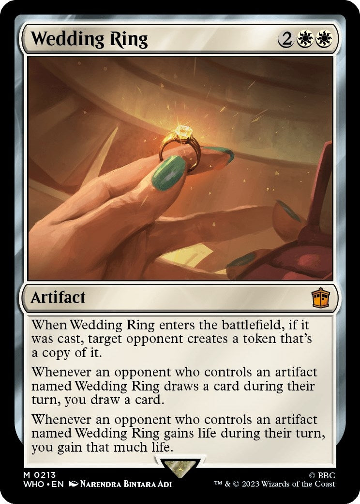 Image for Wedding Ring (213) (Universes Beyond: Doctor Who) - Magic: The Gathering