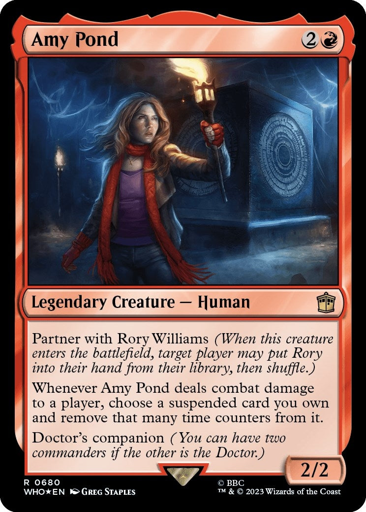 Image for Amy Pond (Surge Foil) (680) (Universes Beyond: Doctor Who) - Magic: The Gathering