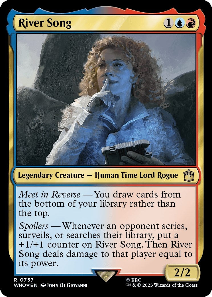 Image for River Song (Surge Foil) (757) (Universes Beyond: Doctor Who) - Magic: The Gathering