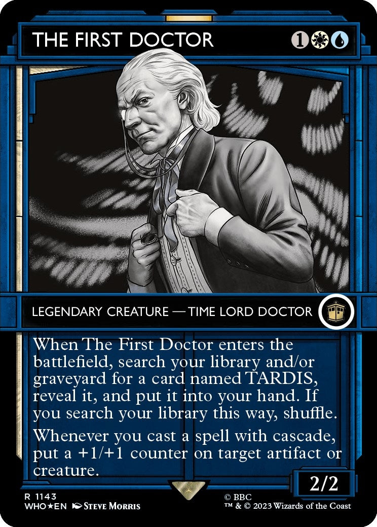 Image for The First Doctor (Showcase) (Surge Foil) (1143) (Universes Beyond: Doctor Who) - Magic: The Gathering