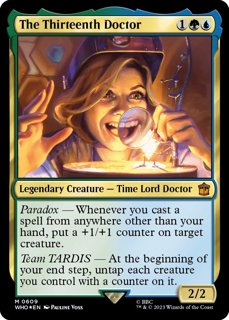 Image for The Thirteenth Doctor (Surge Foil) (609) (Universes Beyond: Doctor Who) - Magic: The Gathering