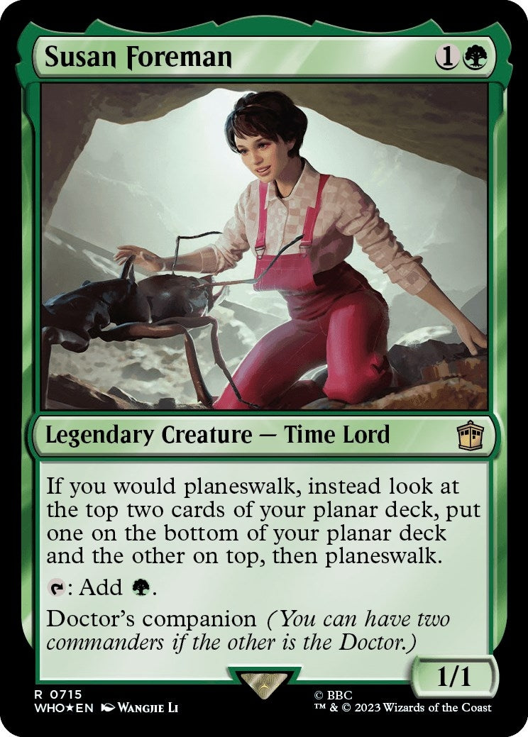 Image for Susan Foreman (Surge Foil) (715) (Universes Beyond: Doctor Who) - Magic: The Gathering