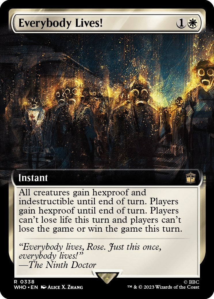Image for Everybody Lives! (Extended Art) (338) (Universes Beyond: Doctor Who) - Magic: The Gathering