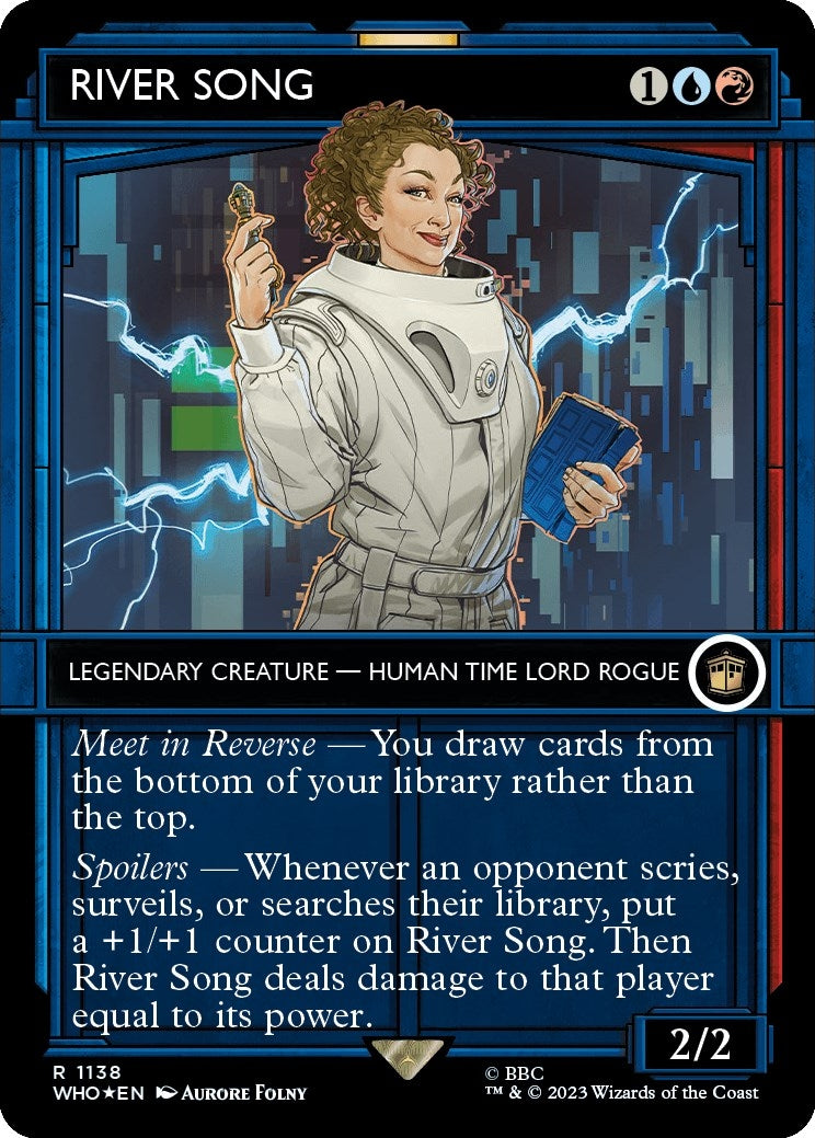 Image for River Song (Showcase) (Surge Foil) (1138) (Universes Beyond: Doctor Who) - Magic: The Gathering