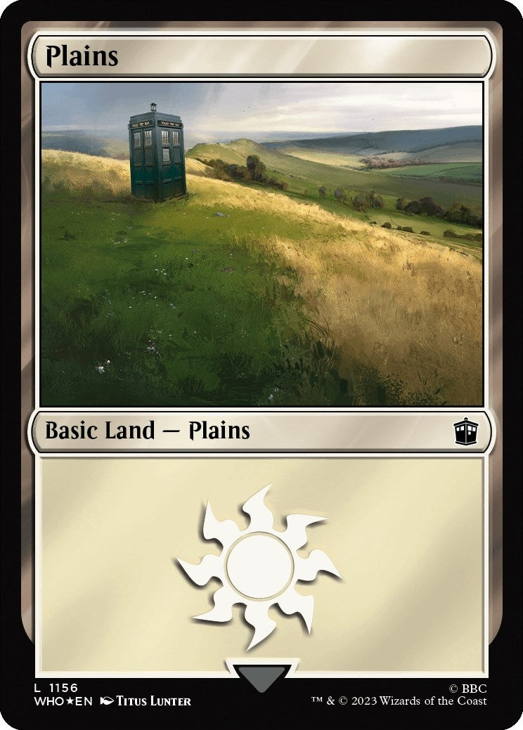 Image for Plains (1156) (Surge Foil) (1156) (Universes Beyond: Doctor Who) - Magic: The Gathering