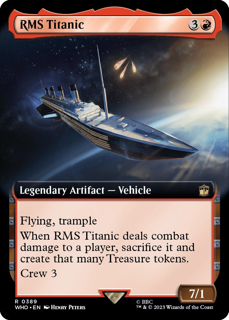 Image for RMS Titanic (Extended Art) (389) (Universes Beyond: Doctor Who) - Magic: The Gathering