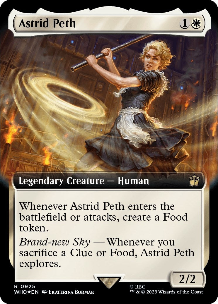 Image for Astrid Peth (Extended Art) (Surge Foil) (925) (Universes Beyond: Doctor Who) - Magic: The Gathering