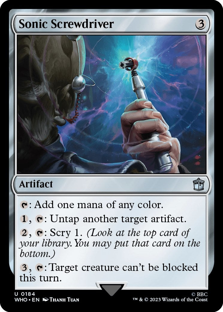 Image for Sonic Screwdriver (0184) (184) (Universes Beyond: Doctor Who) - Magic: The Gathering