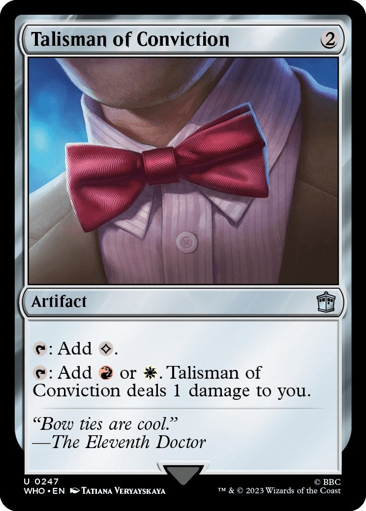Image for Talisman of Conviction (247) (Universes Beyond: Doctor Who) - Magic: The Gathering