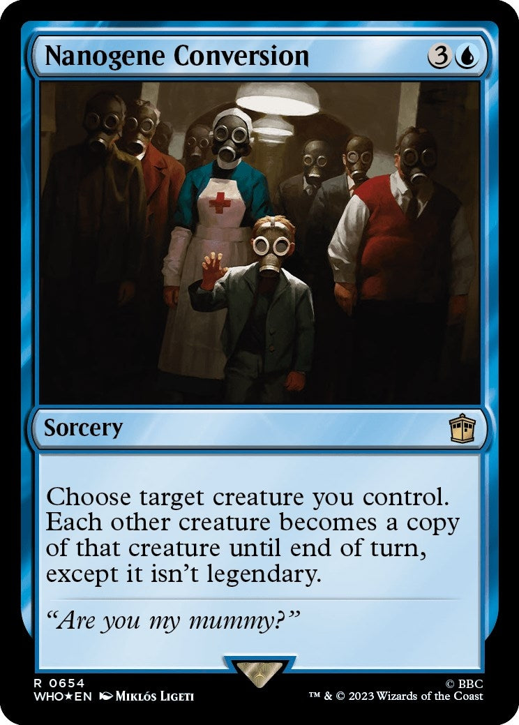 Image for Nanogene Conversion (Surge Foil) (654) (Universes Beyond: Doctor Who) - Magic: The Gathering