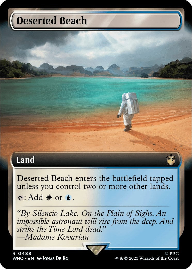 Image for Deserted Beach (Extended Art) (488) (Universes Beyond: Doctor Who) - Magic: The Gathering