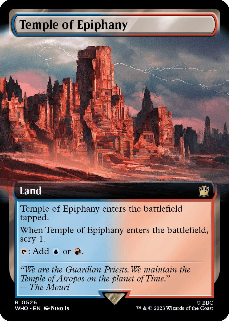 Image for Temple of Epiphany (Extended Art) (526) (Universes Beyond: Doctor Who) - Magic: The Gathering
