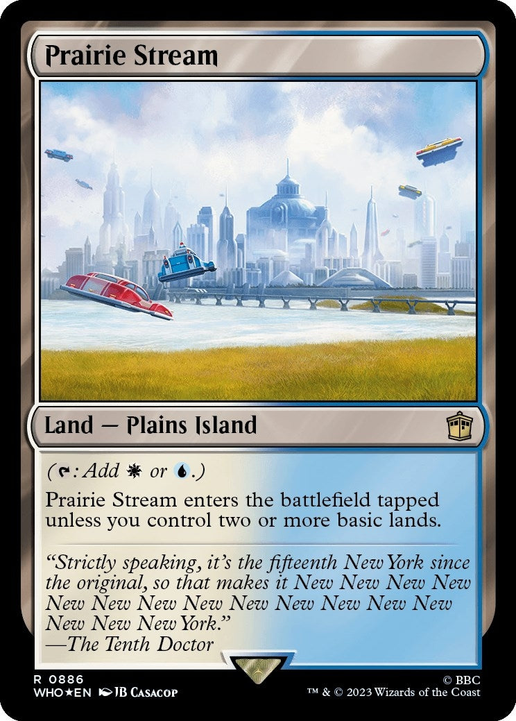 Image for Prairie Stream (Surge Foil) (886) (Universes Beyond: Doctor Who) - Magic: The Gathering
