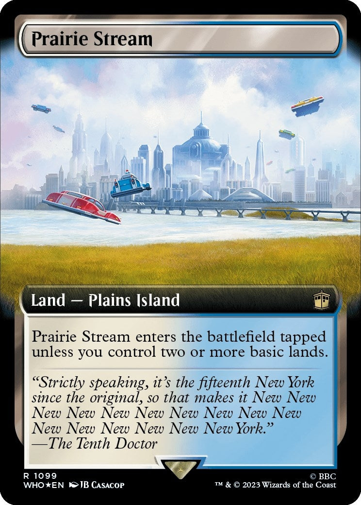 Image for Prairie Stream (Extended Art) (Surge Foil) (1099) (Universes Beyond: Doctor Who) - Magic: The Gathering