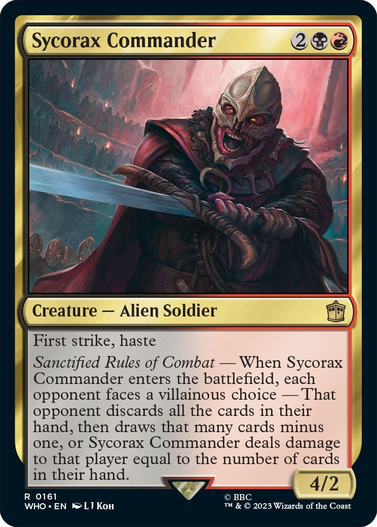 Image for Sycorax Commander (161) (Universes Beyond: Doctor Who) - Magic: The Gathering