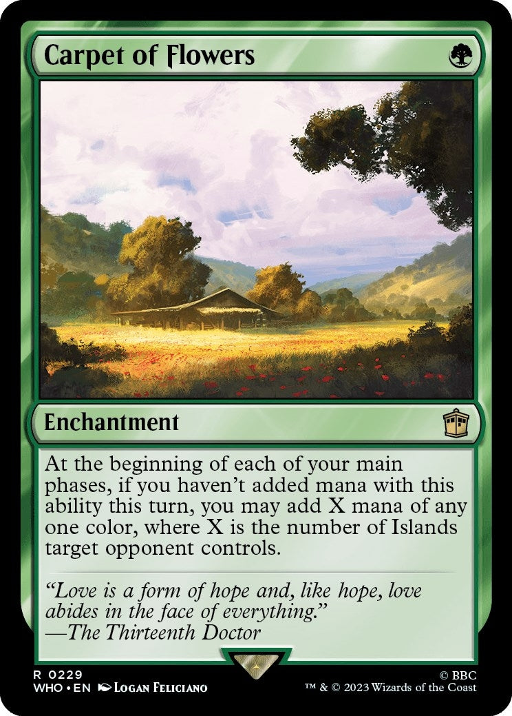 Image for Carpet of Flowers (229) (Universes Beyond: Doctor Who) - Magic: The Gathering