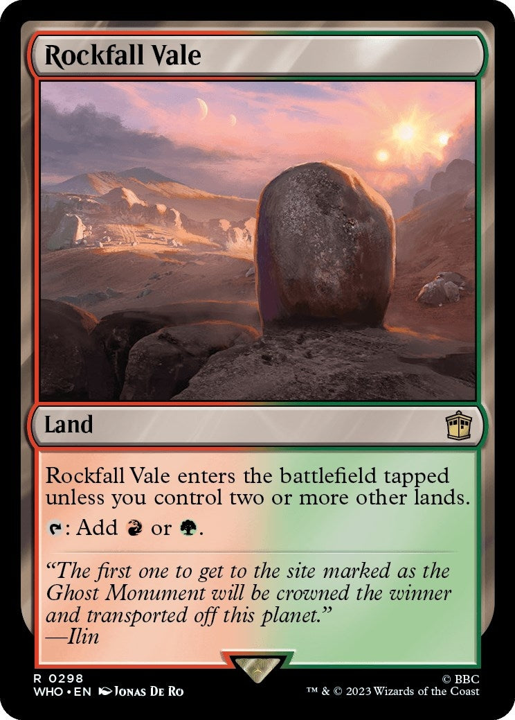 Image for Rockfall Vale (298) (Universes Beyond: Doctor Who) - Magic: The Gathering