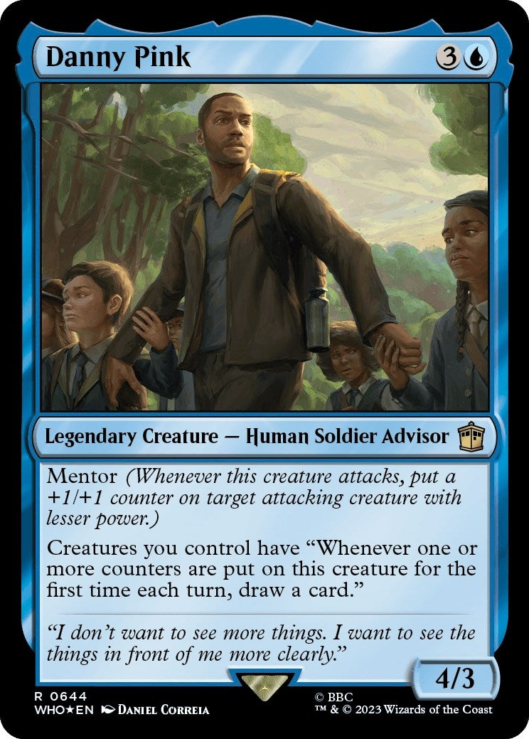 Image for Danny Pink (Surge Foil) (644) (Universes Beyond: Doctor Who) - Magic: The Gathering