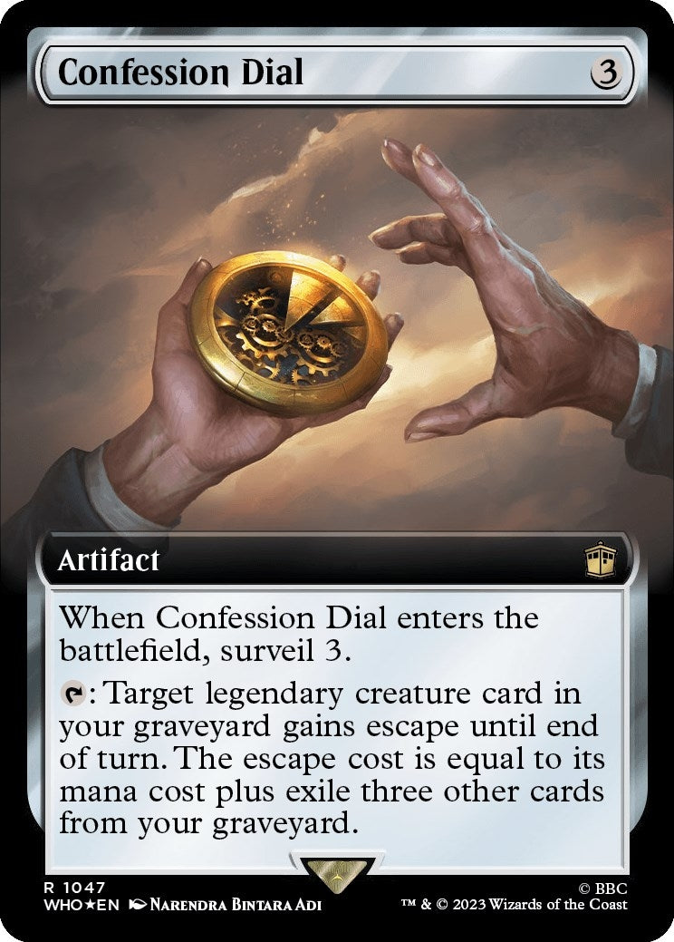 Image for Confession Dial (Extended Art) (Surge Foil) (1047) (Universes Beyond: Doctor Who) - Magic: The Gathering
