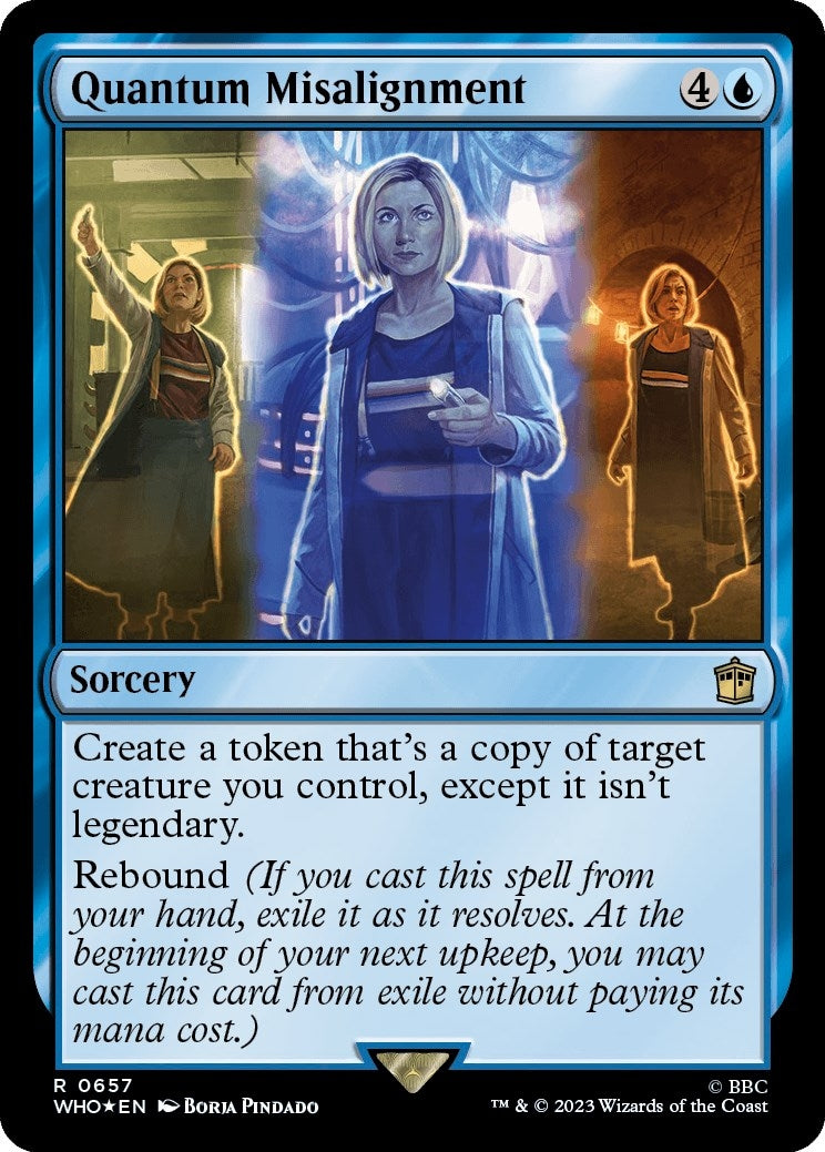 Image for Quantum Misalignment (Surge Foil) (657) (Universes Beyond: Doctor Who) - Magic: The Gathering
