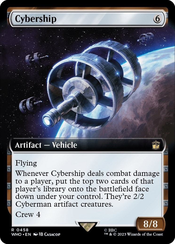 Image for Cybership (Extended Art) (458) (Universes Beyond: Doctor Who) - Magic: The Gathering