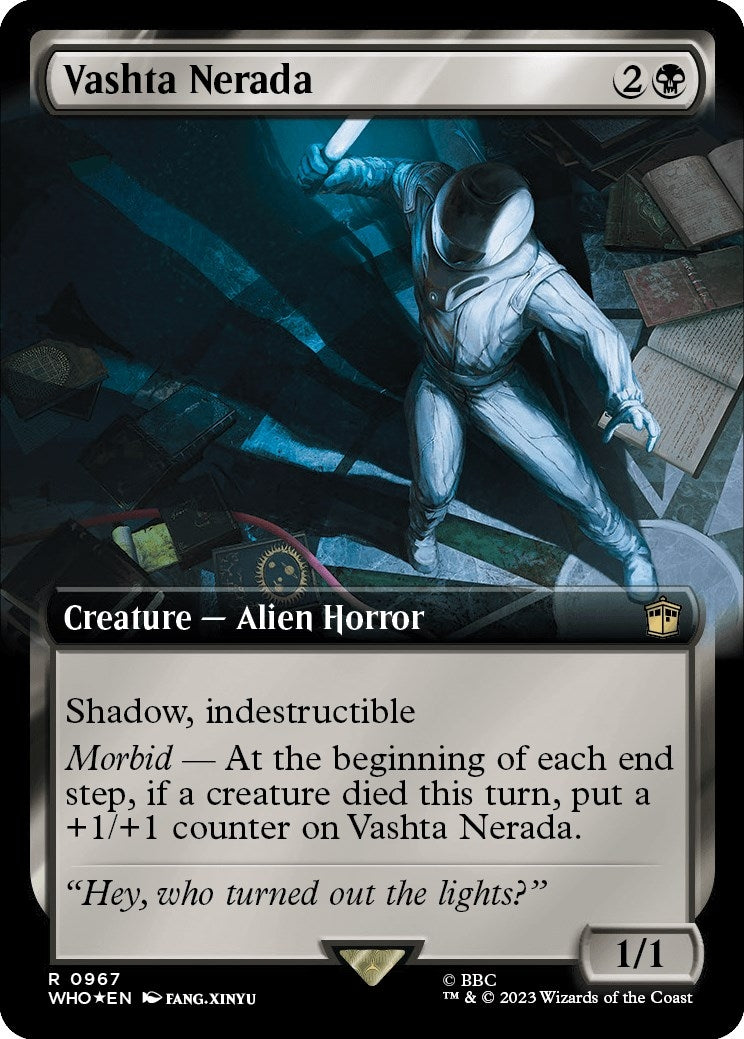 Image for Vashta Nerada (Extended Art) (Surge Foil) (967) (Universes Beyond: Doctor Who) - Magic: The Gathering