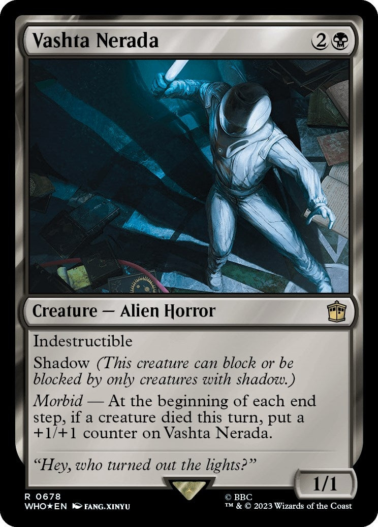 Image for Vashta Nerada (Surge Foil) (678) (Universes Beyond: Doctor Who) - Magic: The Gathering