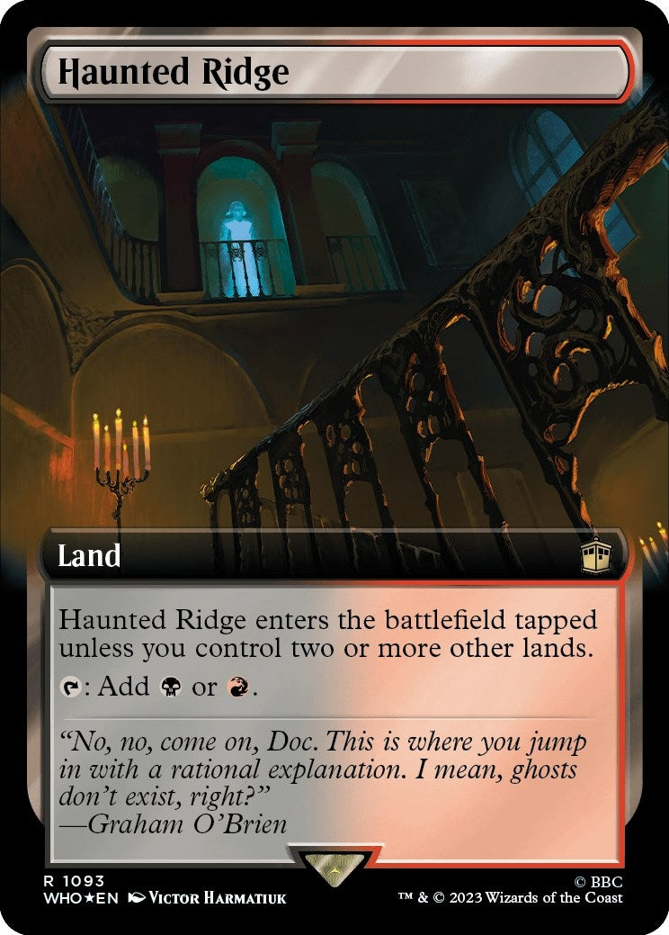 Image for Haunted Ridge (Extended Art) (Surge Foil) (1093) (Universes Beyond: Doctor Who) - Magic: The Gathering