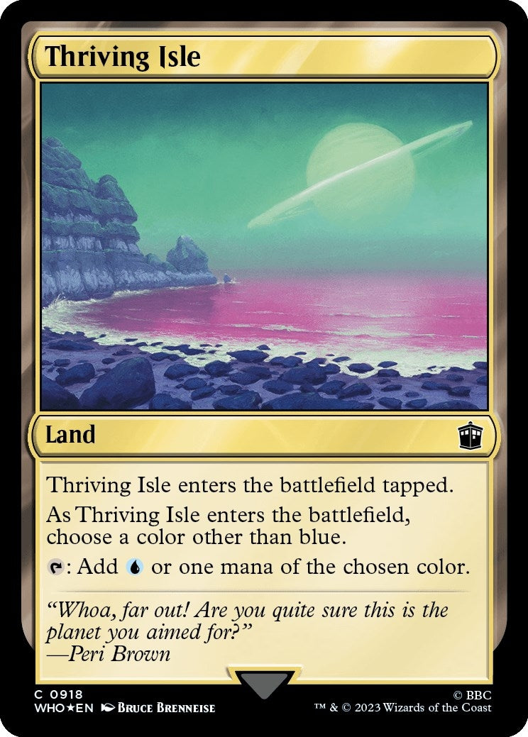 Image for Thriving Isle (Surge Foil) (918) (Universes Beyond: Doctor Who) - Magic: The Gathering