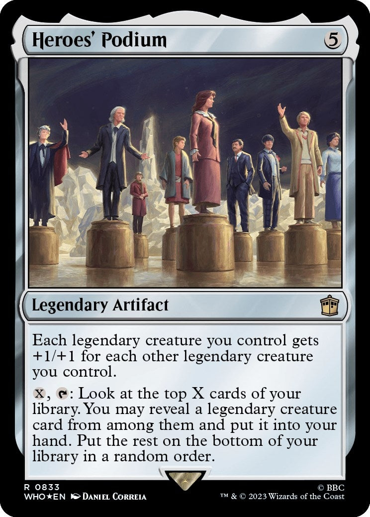 Image for Heroes' Podium (Surge Foil) (833) (Universes Beyond: Doctor Who) - Magic: The Gathering