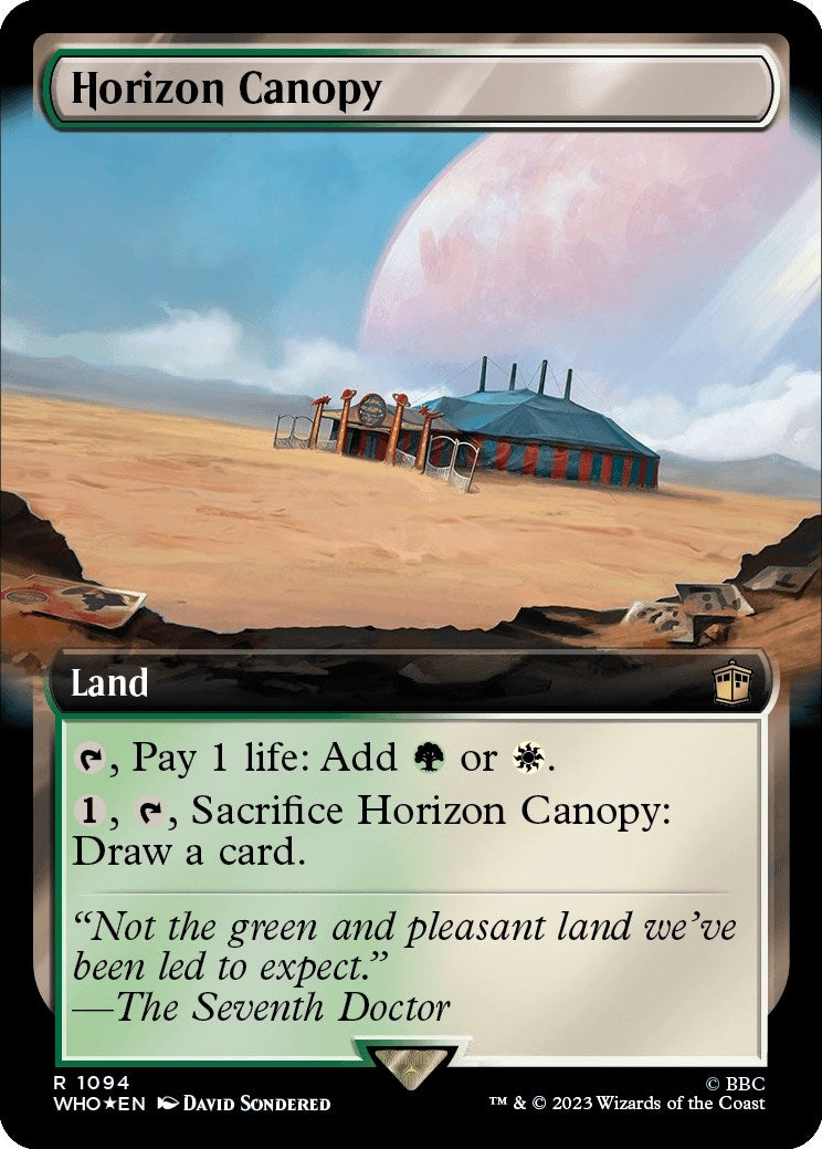 Image for Horizon Canopy (Extended Art) (Surge Foil) (1094) (Universes Beyond: Doctor Who) - Magic: The Gathering