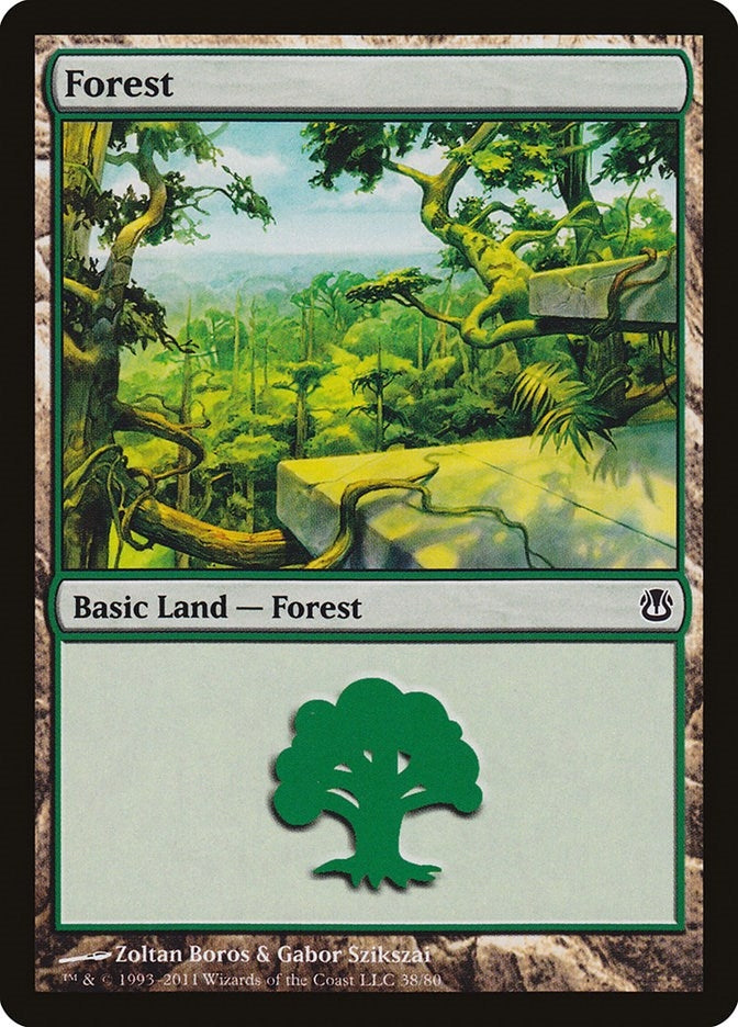 Image for Forest (38) (38) (Duel Decks: Ajani vs. Nicol Bolas) - Magic: The Gathering