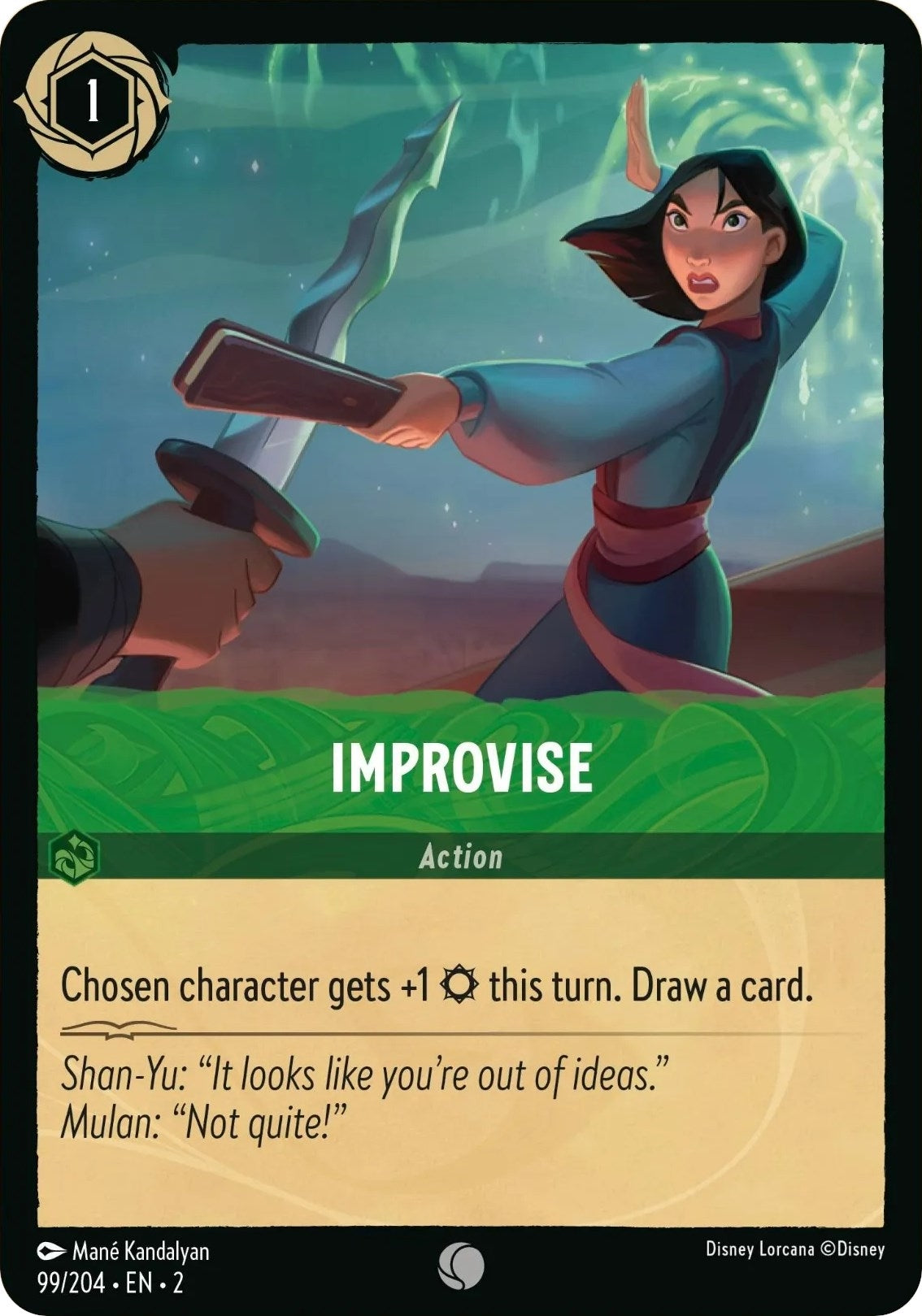 Image for Improvise (99/204) (Rise of the Floodborn) - Disney Lorcana
