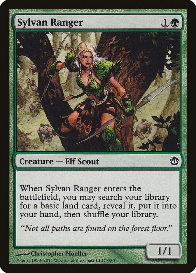 Image for Sylvan Ranger (8) (Duel Decks: Ajani vs. Nicol Bolas) - Magic: The Gathering