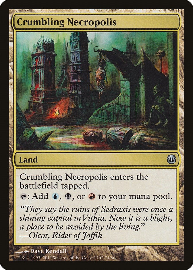 Image for Crumbling Necropolis (74) (Duel Decks: Ajani vs. Nicol Bolas) - Magic: The Gathering