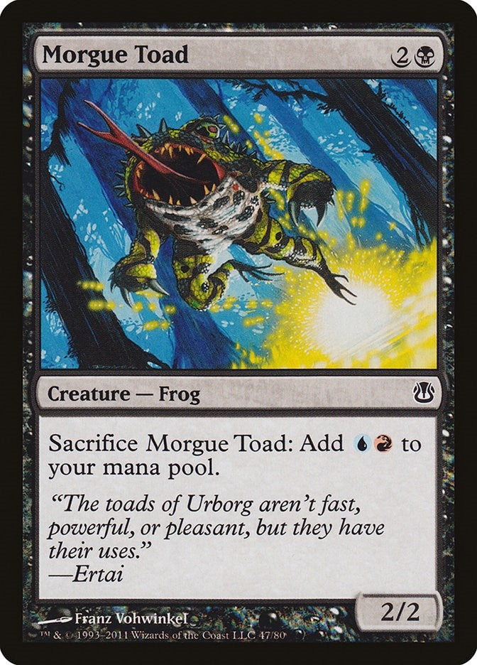 Image for Morgue Toad (47) (Duel Decks: Ajani vs. Nicol Bolas) - Magic: The Gathering