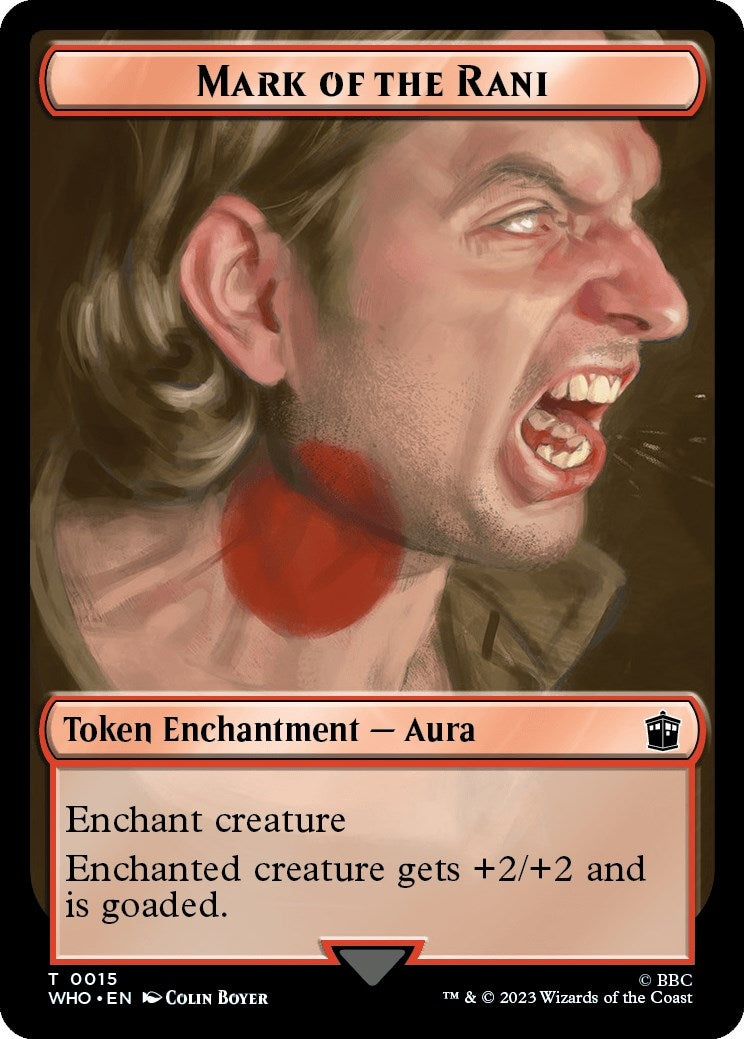 Image for Mark of the Rani // Cyberman Double-Sided Token (15 // 24) (Universes Beyond: Doctor Who) - Magic: The Gathering
