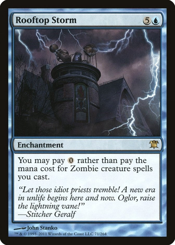 Image for Rooftop Storm (71) (Innistrad) - Magic: The Gathering