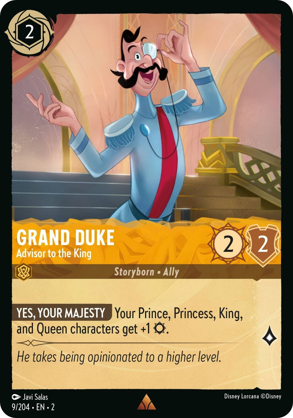 Image for Grand Duke - Advisor to the King (9/204) (Rise of the Floodborn) - Disney Lorcana