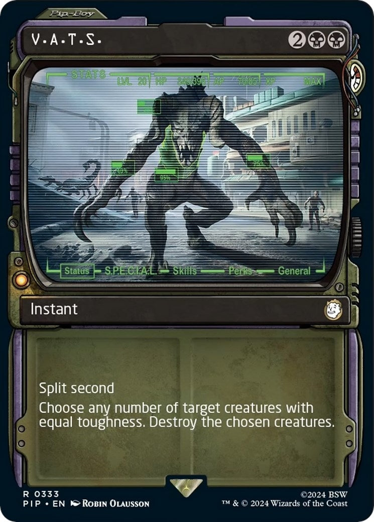 Image for V.A.T.S. (Showcase) (333) (Universes Beyond: Fallout) - Magic: The Gathering
